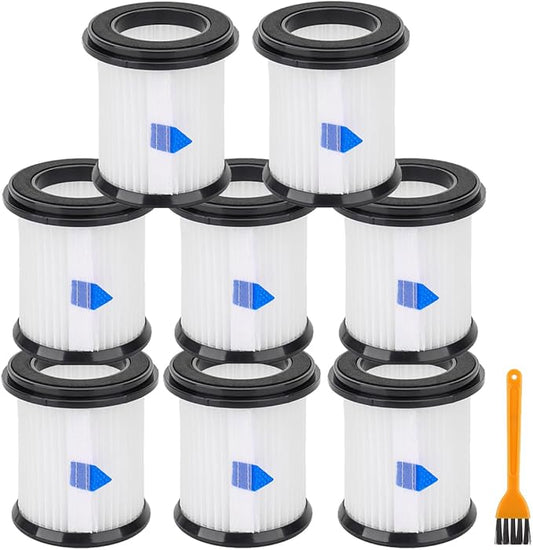 Vacuum Filters Replacement for INSE N5S N5T S6T S6P Pro S610/TMA T120 T121 T151 T150 T220 T210 T181 T180 T220 Cordless Vacuum Cleaner - 8Pack HEPA Filter with Mesh Filter