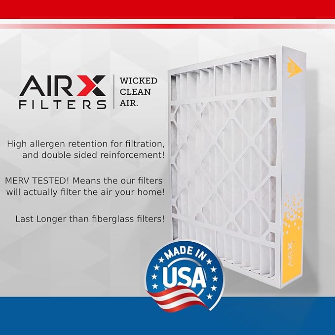 AIRX FILTERS WICKED CLEAN AIR. 20x25x5 Air Filter MERV 11 Compatible with ReservePro 4501 Furnace Filter 2 Pack