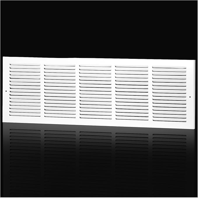 Return Air Grille for 30"Wx8"H inch Duct Opening,Air Return Vent Cover for Wall or Ceiling,AC Wall Vent Cover Grill HVAC Cold Air Intake Grille Without Filter Housing,Outer Dimension:31.75"WX9.75"H