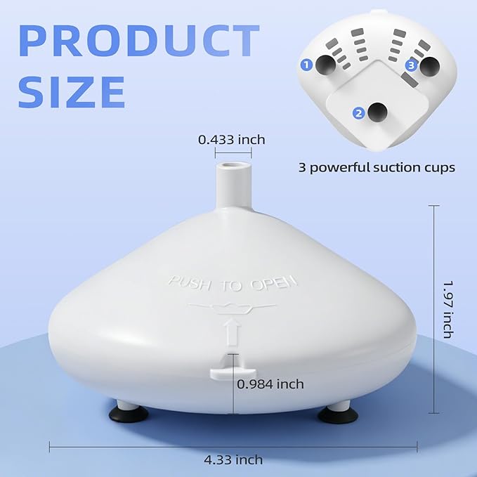 Cat and Dog Water Fountain Filters - 1 Filter Housing + 6 Replacement Filters, Half-Year Supply for Stainless Steel Pet Fountains, L-Shape Cartridge Value Pack
