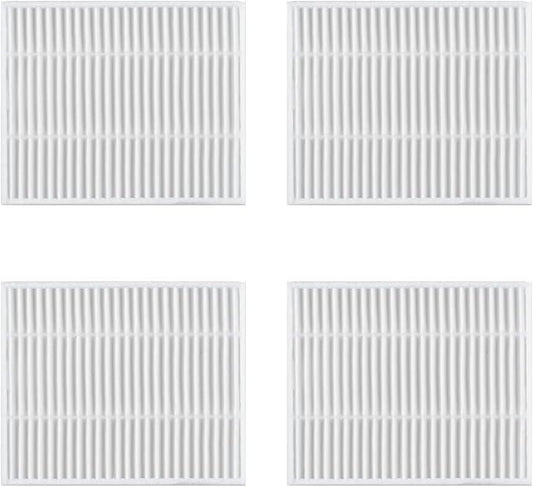 4-Pack Replacement HEPA Filter Compatible with Roborock Q7 M5/Q7 M5+/Q7 L5/Q7 L5+ Robot Vacuum Cleaner | Replacement Washable Filter, High-Efficiency Filters Replacement Parts
