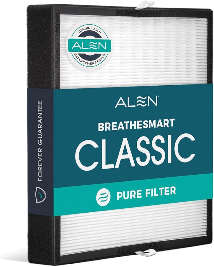 Alen Classic Replacement Air Filter for BreatheSmart Classic — True HEPA Filter to Remove Dust, Pollen and Small Particles — Air Cleaner for Allergy and Asthma Suffers — 1 Filter