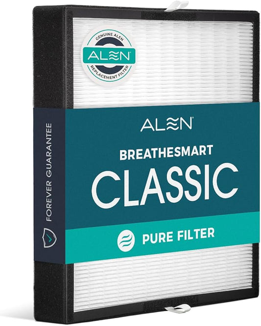 Alen Classic Replacement Air Filter for BreatheSmart Classic — True HEPA Filter to Remove Dust, Pollen and Small Particles — Air Cleaner for Allergy and Asthma Suffers — 1 Filter