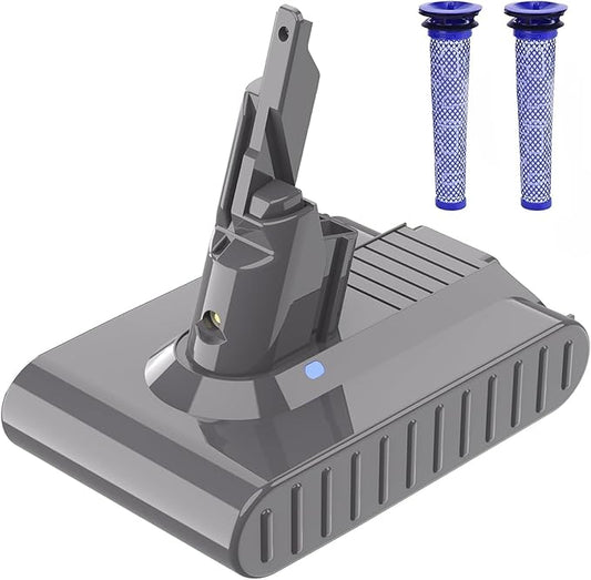 6.0Ah Replacement for Dyson V7 Battery Compatible with Dyson V7 Motorhead/Animal/Trigger/Absolute/Fluffy/Car+Boat Handheld Cordless Vacuum Cleaner (Not Fit V6, V8)