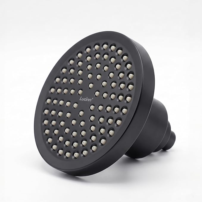 Lucinn Pro Filtered ShowerHead | Filtered Showerhead - Removes 99% Chlorine & Heavy Metals, Improves Hair & Skin, Easy Install, Includes 20-Stage Filter (Matte Black)