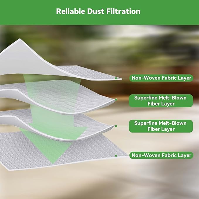 WAIKAS 14 Pack Vacuum Bags for NARWAL Flow, Freo Z10, Freo Z Ultra, Freo Z10 Ultra, Freo X10 Pro Robot Vacuum, Disposable Dust Bags with Large Capacity as Replacement Parts/Accessories