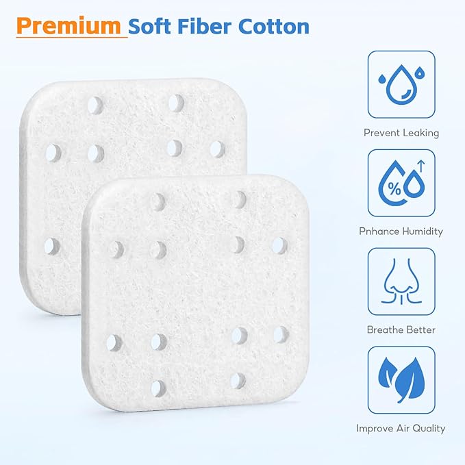 20-Pack Humidifier Filter Replacements, Mineral Absorption Pads, Compatible with LEVOIT LV600HH, LV600S, OasisMist450S, OasisMist600S Humidifier