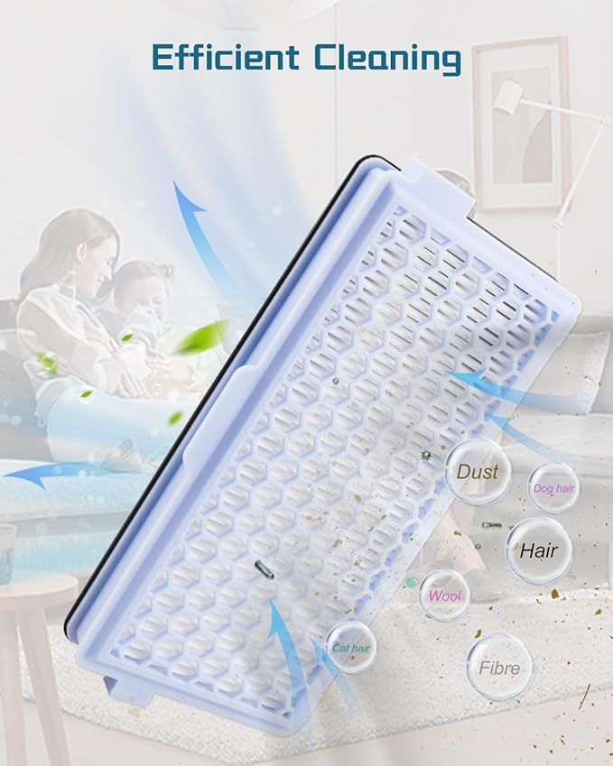 𝟮𝟬𝟮𝟰 𝗡𝗲𝘄 SF-HA 50 SF-AA 50 HEPA AirClean Filter, Fit for Miele Vacuum Cleaner S4 S5 S6 S8 S8000 S8999 S6000 S6999 S5000 S5999 S4000 S4999 Complete C2 C3 Compact C1 C2