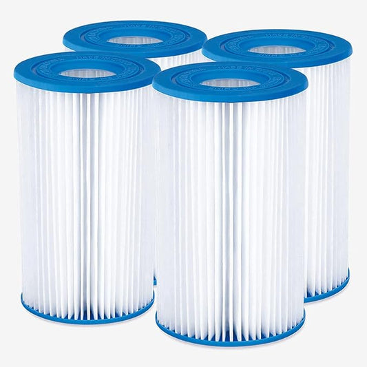 Funsicle Type A/C Filter Cartridge 4-Pack, Replacement Pool Filter Cartridges, Adults