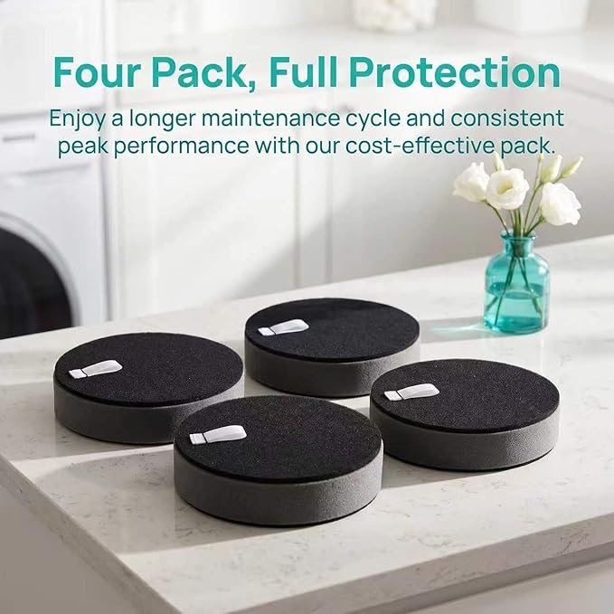 4 Pack 3070 Filters Replacement for Bissell Cleanview Pet Slim 3925 3080 2831 3339 2903 2921 Pet Hair Eraser Vacuum 2897 Poweredge 2900A 2900 3274 Washable Reusable