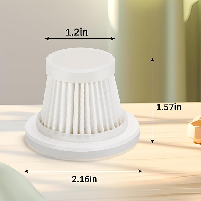 3pcs HEPA Filters for Honlibey Handheld Vacuum, Replaceable Washable Filtersm, Please Confirm the Size Before Purchase