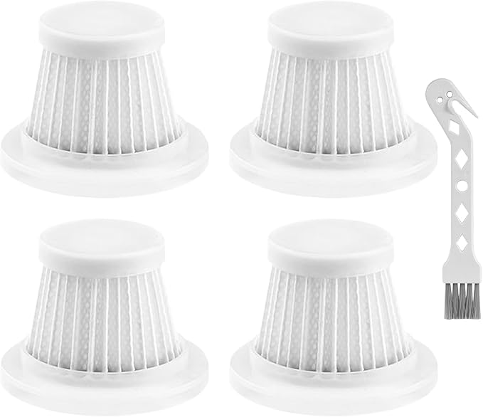Replacement Filters Compatible with Vacuum Cleaner, HEPA Filter Washable Filters Compatible with Handheld Vac, 4Pack