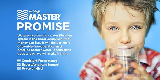 Home Master HM-MINI-Plus Countertop Faucet Filter, 750 Gallons Replaceable Filter, 1 Micron Absolute, NSF Certified Filter, Removes Lead, Chlorine, Chemicals, VOCs, TTHMs & More, Made in USA
