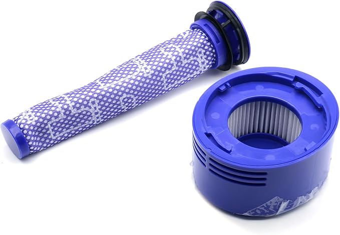 2 Pcs 965661-01 and 967478-01 Vacuum Filter Replacement Kit for V7 V8 Cordless Vacuum (1 Post Filter, 1 Pre Filter)