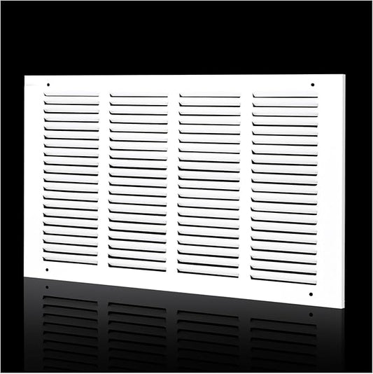 16x10 Return Air Grille Fits 16"Wx10"H Duct Opening,Air Return Vent Cover for Sidewall or Ceiling,Solid Steel AC HVAC Cold Air Return Grille Cover Without Filter House,Outer Dimension:17.75WX11.75"H