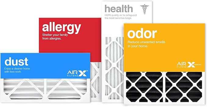 AIRx Filters 16x25x5 Furnace Filter MERV 8 HVAC AC Air Filter, Replacement for Bryant Carrier CARF8250606 FILBBCAR0016, Easy Installation, Reduces Dust & Pollen, 2-Pack