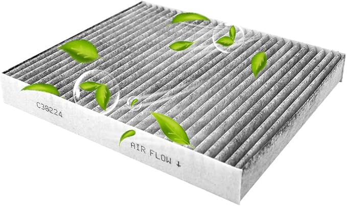 CF11966 Cabin Air Filter with Activated Carbon Compatible with Chevy Silverado/GMC Sierra 1500 2500 3500, Suburban, Tahoe, Yukon, Buick Enclave, Cadillac Escalade Car Cabin Air Filter