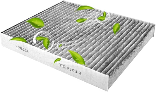 CF11966 Cabin Air Filter with Activated Carbon Compatible with Chevy Silverado/GMC Sierra 1500 2500 3500, Suburban, Tahoe, Yukon, Buick Enclave, Cadillac Escalade Car Cabin Air Filter