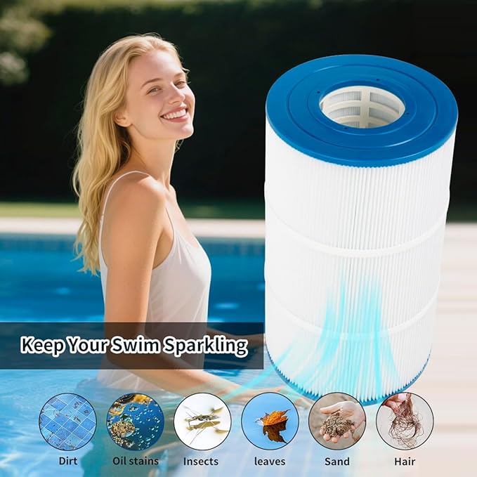 PA90 Pool Filter Cartridge Compatible with Hayward C900, CX900RE, osi-Clear PXC-95, Ultral-B6, PP-B6,Unicel C-8409, Filbur FC-1292, 90 sq.ft Cartridge 1 Pack