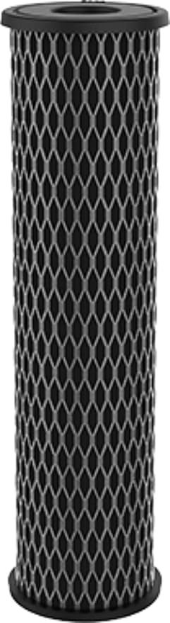 Pentair OMNIFilter TO1 Carbon Water Filter, 10-Inch, Standard Whole House Carbon Wrap Sediment and Taste & Odor Replacement Filter Cartridge, 10" x 2.5", 5 Micron, Pack of 2
