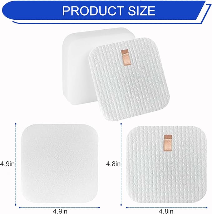 LA502 Filter Replacement for Shark LA300 LA301 LA322 LA500 LA401 LA500WM LA455 LA555 LA702 LA360 LA362 LA351 Rotator Navigator Lift-Away Upright Vacuum, Part XHF320 XFFK320, 4 PC Foam Felt Filters
