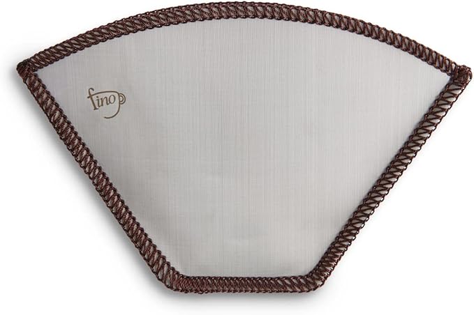 Fino Flexible Mesh Reusable Coffee Filter, Number 4-Size, Brews 8 to 12-Servings, Set of 2
