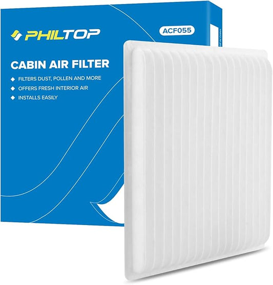 PHILTOP HEPA Cabin Air Filter w/Activated Carbon, Compatible with CF10139 Toyota RAV4 2001-2005, Echo 2000-2005, Scion tC 2005-2010, xB 2004-2006, xA 2004-2006