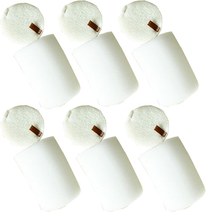 6PCS Filter Cotton Replacement Accessories for Shark AV2110S / AV2120 / RV2110 / RV2120AE/R101AE /RV1001AE/UR1005AE Self-Empty Base