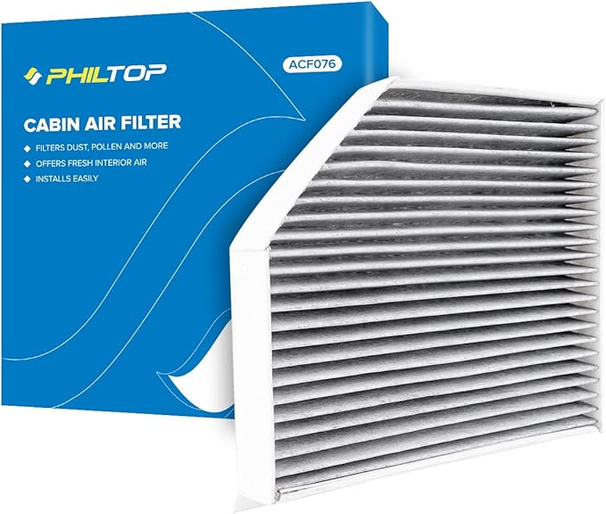 PHILTOP HEPA Cabin Air Filter w/Activated Carbon, Compatible with CF11179 Audi Q5, A4/A4 Quattro, A5/A5 Quattro, S5/S5 Sportback, S4, allroad, SQ5, RS5, Fit for Porsche Macan