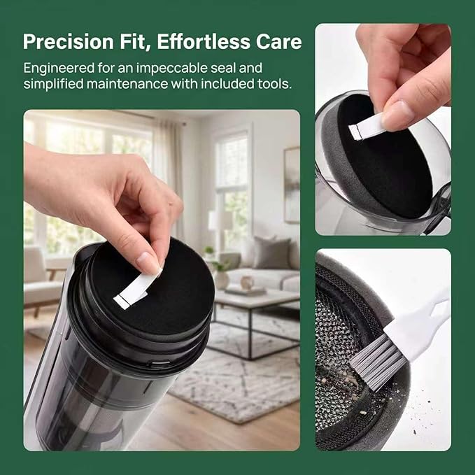 4 Pack 3070 Filters Replacement for Bissell Cleanview Pet Slim 3925 3080 2831 3339 2903 2921 Pet Hair Eraser Vacuum 2897 Poweredge 2900A 2900 3274 Washable Reusable