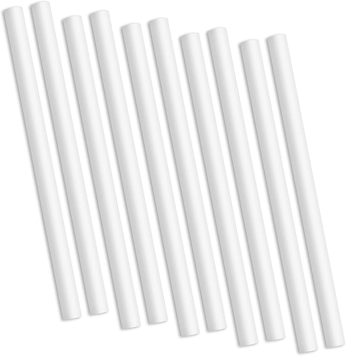 10 pcs Mini Humidifier Filter Stick, 5.9 Inch Cotton Filter Refill Sticks Mini USB Car Filters Replacement Parts for Small Portable Humidifier