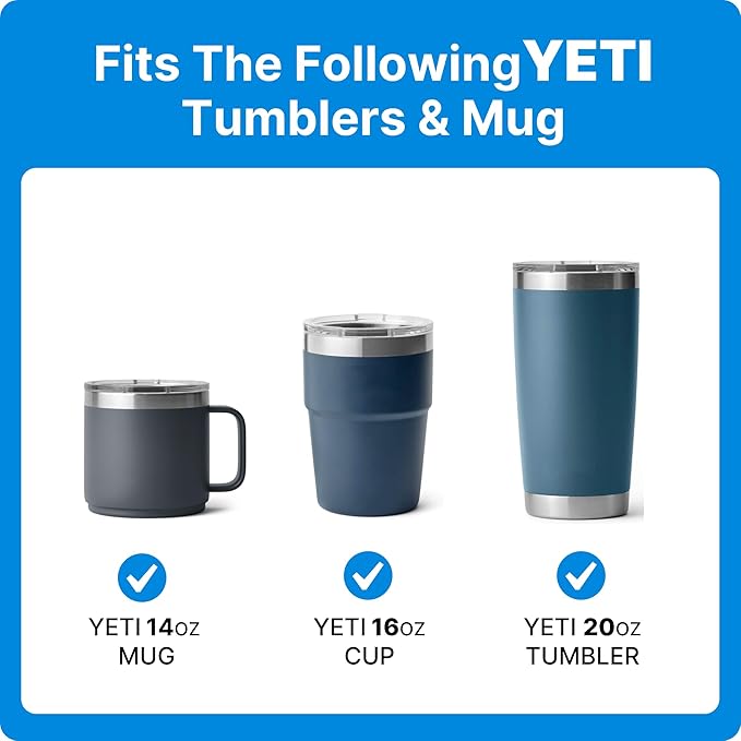 Pour Over Coffee Dripper for YETI 14oz Mug, Paperless Reusable Stainless Steel Coffee Filter for YETI 20oz Tumbler, BPA Free