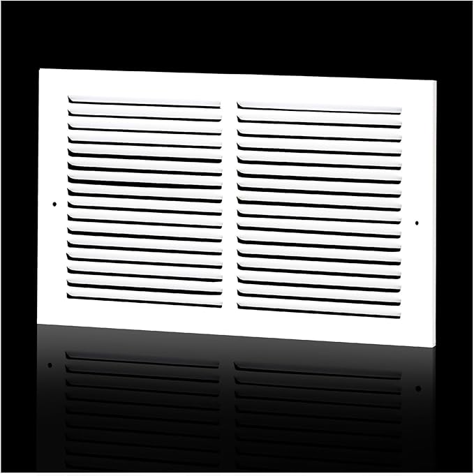 Return Air Vent Cover for 14"Wx8"H Duct Opening,Return Air Grille for Wall or Ceiling,HVAC Cold Air Intake Grille,AC Wall Air Return Vent Cover Grill Without Filter Housing,Outer Size:15.75"WX9.75"H