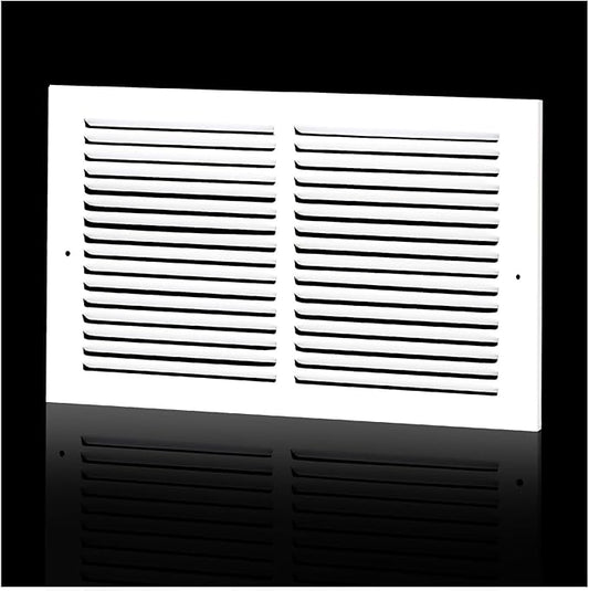 Return Air Vent Cover for 14"Wx8"H Duct Opening,Return Air Grille for Wall or Ceiling,HVAC Cold Air Intake Grille,AC Wall Air Return Vent Cover Grill Without Filter Housing,Outer Size:15.75"WX9.75"H