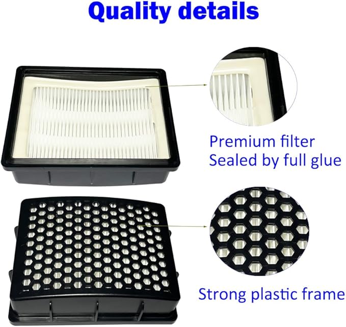 5 Packs BU4050,BU4022,BU4020,BU4018,BU3040,DU2012,DU2015,DU5080,DU5092,DU2001 HEPA Replacement Filter Compatible with Kenmore K3010 Intuition Bagged and AllergenSeal Bagless Upright Vacuum Cleaner