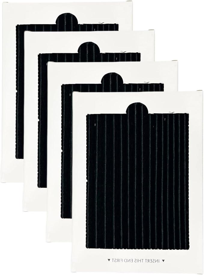 4 Pcs Refrigerator Air Filter Fit for Frigidaire FPRU19F8RFC, FPRU19F8RFF, FPUH19D7LF1, FPRU19F8QFA, FPRU19F8RFA, FPRU19F8RFB, FPRU19F8RFE, FPSC2277RF1, FPSC2278UFA, FPSS2677RF1, FPUS2686LF3