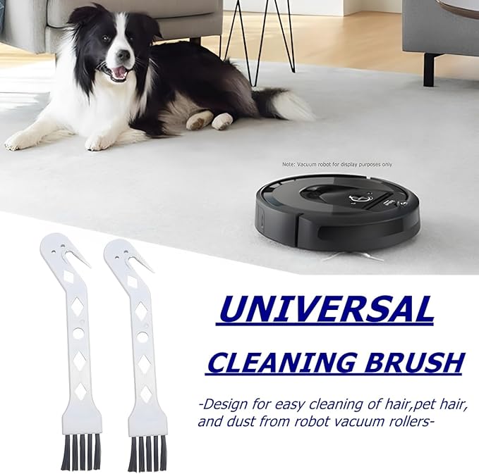 4 Packs Cleaning Brush for Robot Vacuum,Handheld Vacuum Cleaning Brush,Universal Tool Brush for Cleaning Hair/Pet Hair/Dust
