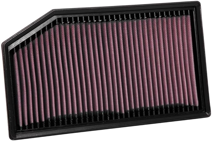 K&N High-Flow Original Lifetime Engine Air Filter: Increase Power: Premium, Washable: Compatible with 2018-2026 JEEP: Gladiator, Wrangler, Wrangler JL, 33-5076