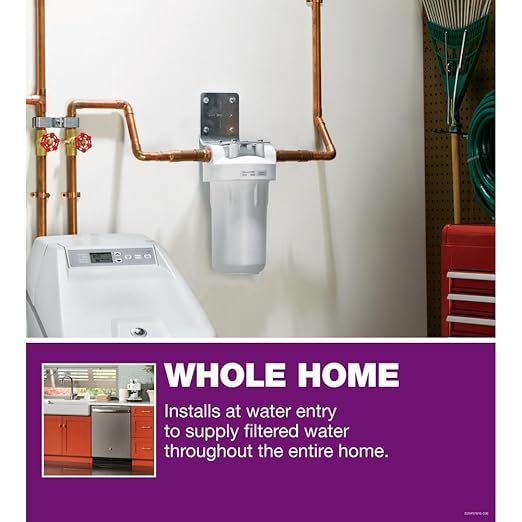 GE FXHSC Whole House Water Filter,Replacement for Water Filtration System,NSF Certified: Reduces Sediment,Rust&Other Impurities from-Water,Replace Every 3 Months for Best Results,1 Filter,(Pack of 4)