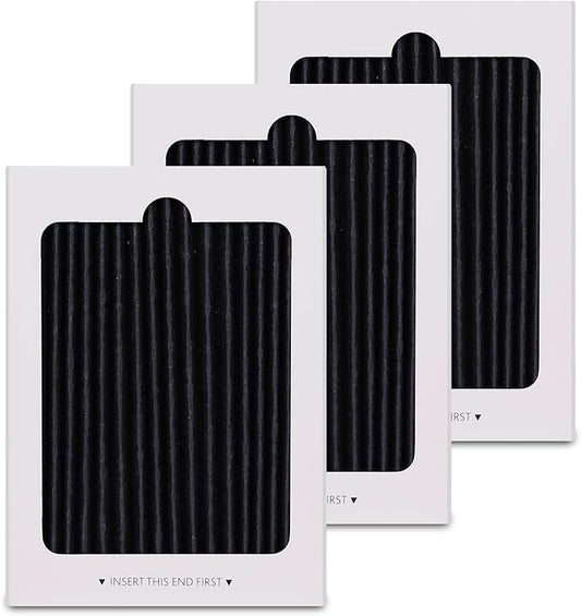 3 Pack Refrigerator Air Filter Replacement for Frigidaire and Electrolux EAFCBF Fridge Replace 242061001, 242047801, 242047804, Effective Filtration with Activated Carbon Filter