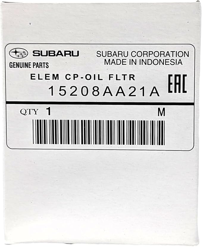 Subaru Engine Oil Filter & Crush Washer Kit (1, 2, 3, 6, 12 pks available) Outback Legacy Impreza Forester XV Crosstrek Ascent 15208AA21A 803916010 (2 Pack)