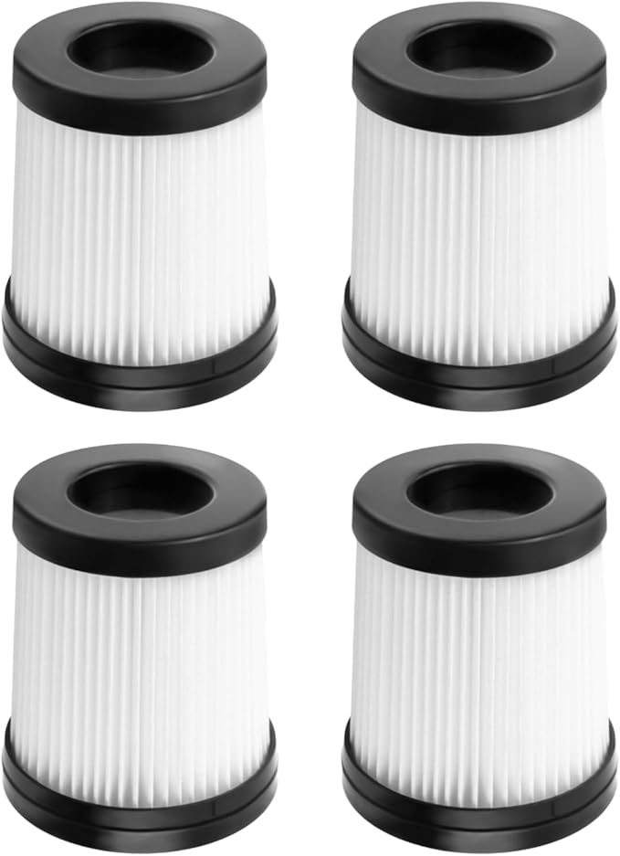 4PCS Hepa Filter For VacLife VL732, For Lubluelu 202, For Fabuletta FSV001, For Girnoor G160 & G165, For Afoddon A300, For Oraimo OSV-102, For Besswin W2 Cordless Vacuum Cleaner, Washable Reusable