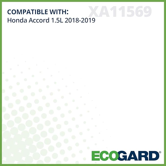 ECOGARD XA11569 Premium Engine Air Filter Fits 2018-2022 Honda Accord 1.5L (Pack of 6)