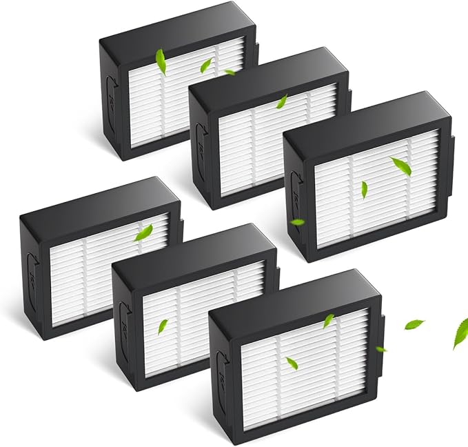Replacement 4639161 High-Efficiency Filter for iRobot Roomba e, i, and j Series Robot Vacuums Filters (6 Pack)