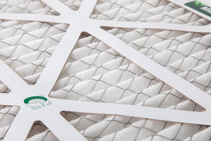Glasfloss 16x25x1 MERV 10 AC & Furnace Air Filters. Case of 12. Actual Size: 15-1/2 x 24-1/2 x 7/8
