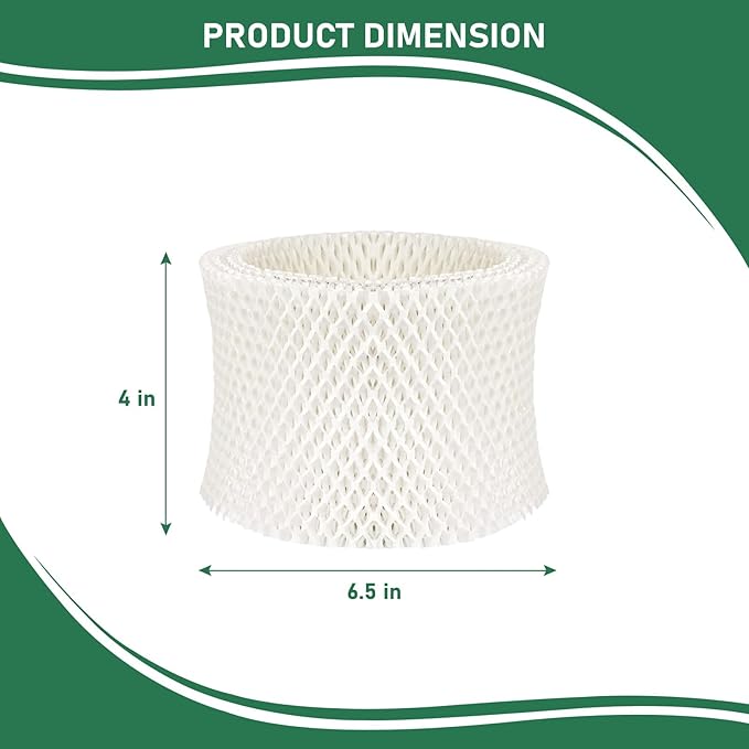 MDH-0103JB Humidifier Wicking Filter Replacement Compatible with Mainstays MDH-0103JB Humidifier Wick Filters, 3 Pack