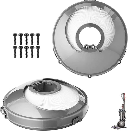 2 Pack Post Motor Filter for Dyson DC75 Cinetic Big Ball DC77 UP14 Animal Carbon HEPA- Replacement Part 966977-01 966516-01 966738-02 Filter Exhaust Motor Assembly w/Screws