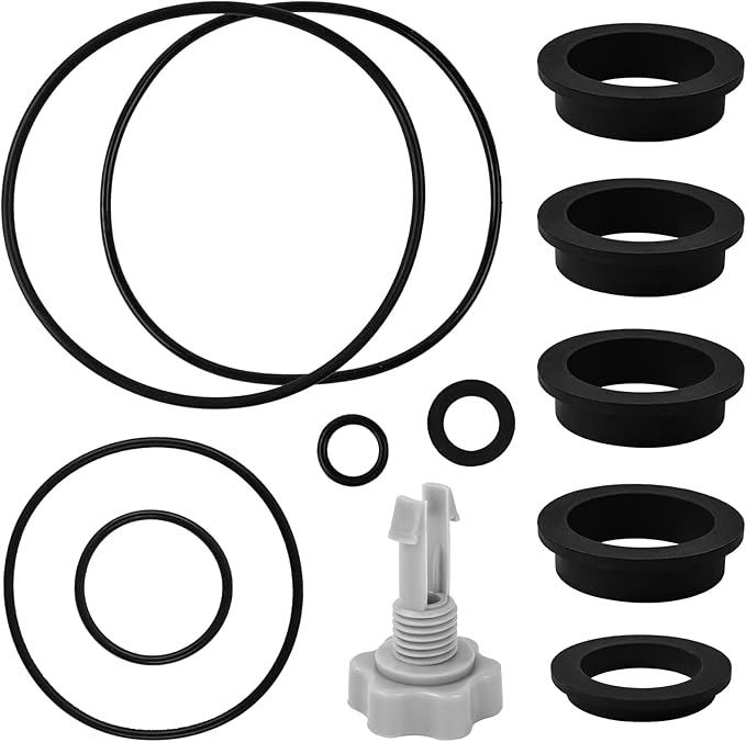 Sand Filter Replacement Parts Compatible with Intex Krystal Clear Sand Filter Pump for Above Ground Pools,Pool Filter Pump Gaskets Replacement for Intex 25013 O Rings,1 Pack(12 Pieces)