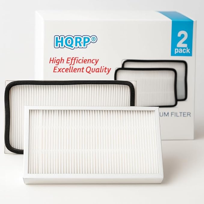 HQRP 2-Pack Vacuum HEPA Filter compatible with Panasonic MCUL671 MCUL675 MCV7600 MCCG917 MCCG937 MCCG983, Replacement for Panasonic MC-V199H