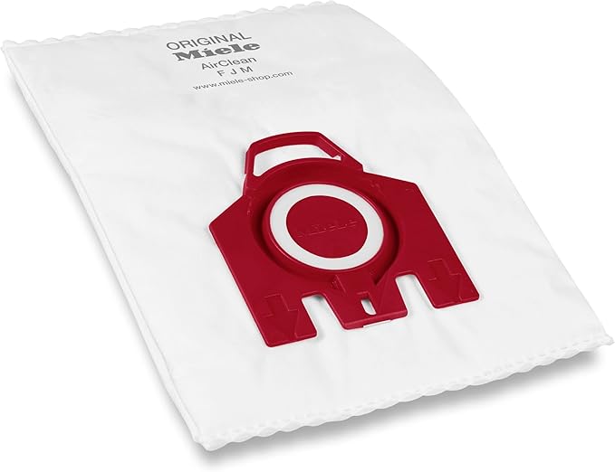 Miele Genuine FJM HyClean Air Vacuum Bags for Miele Compact C1 & Compact C2 Vacuum Cleaners, Allergy XL Pack of 8 Vacuum Bags and 1 HEPA AirClean Filter